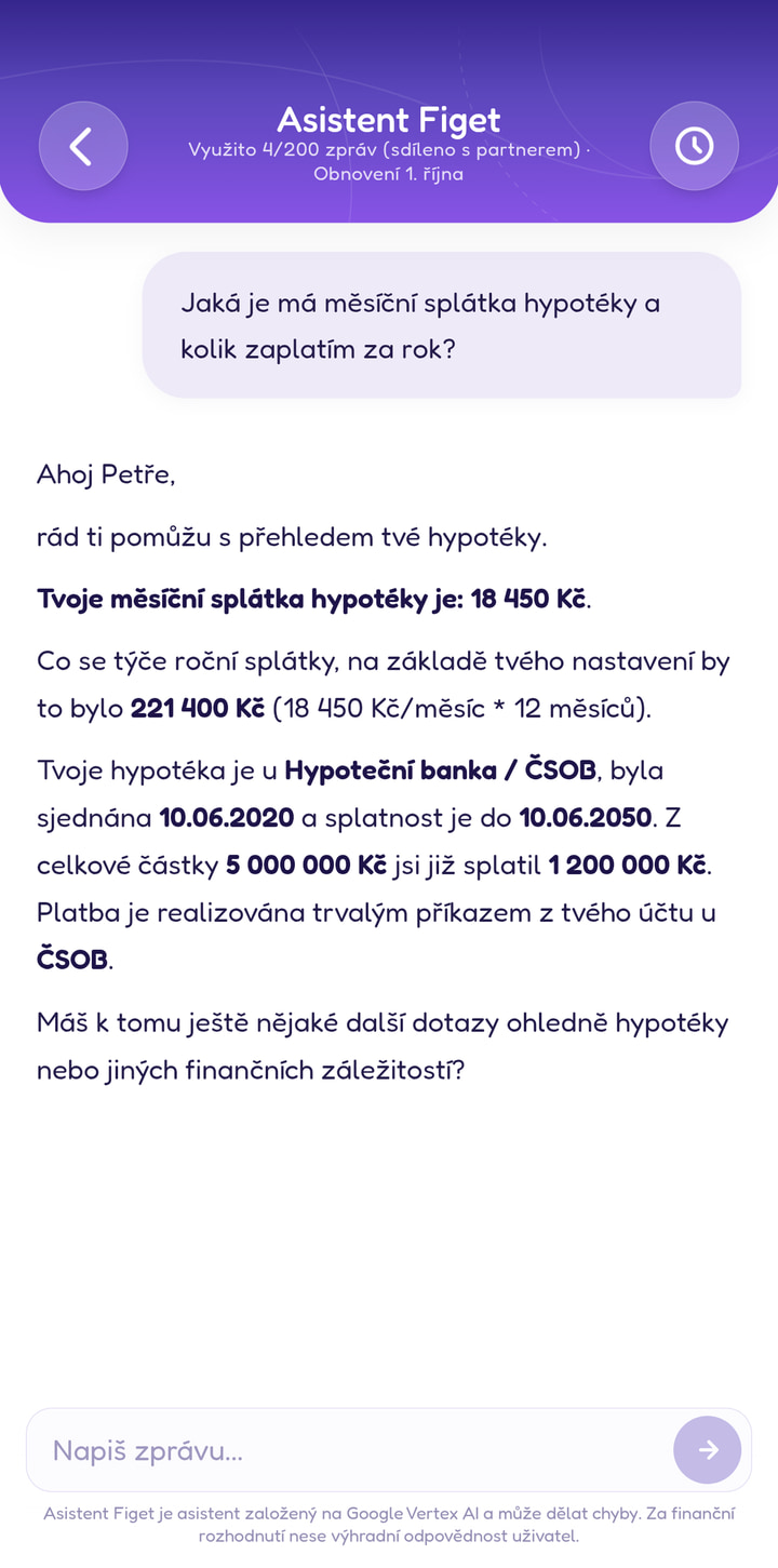 Chytrý AI asistent Figet